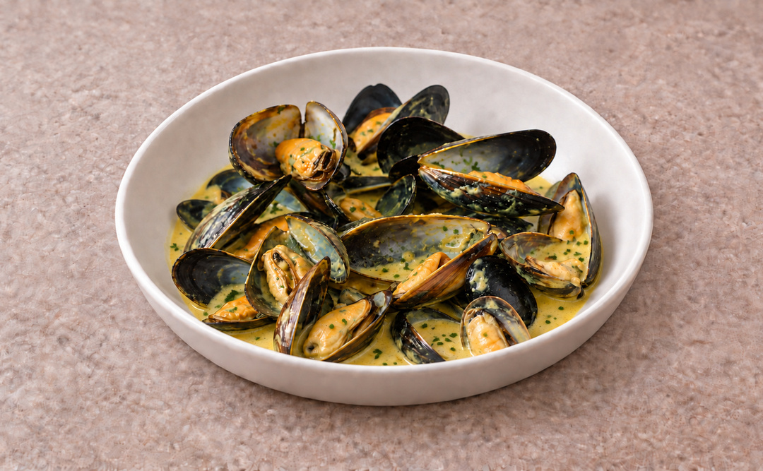 Curry Mussels
