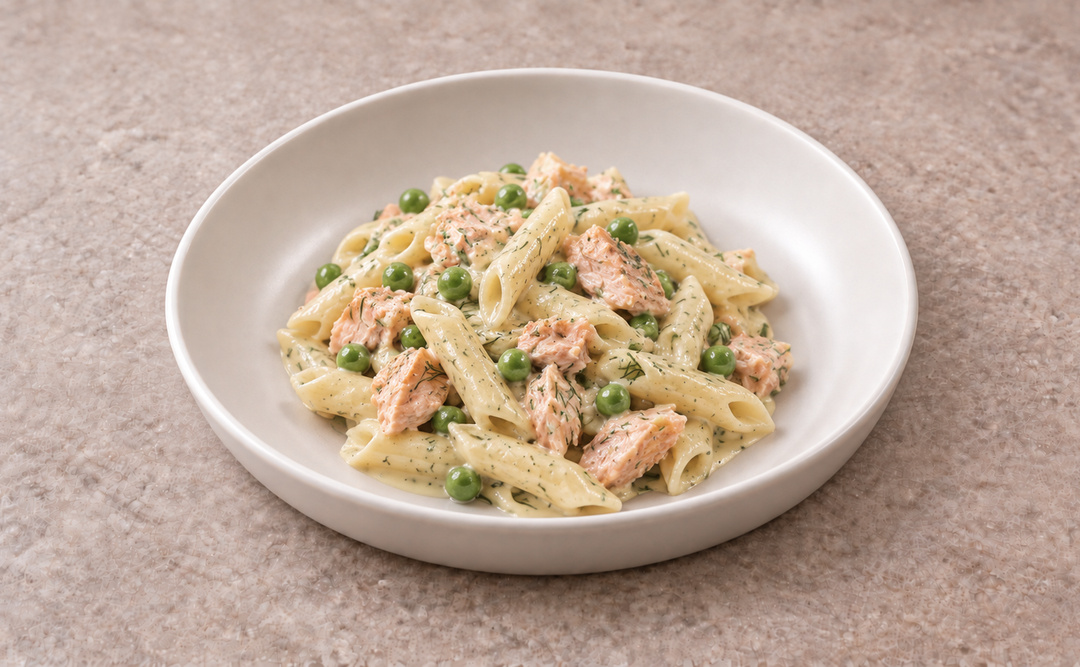 Lemon Pasta With Salmon